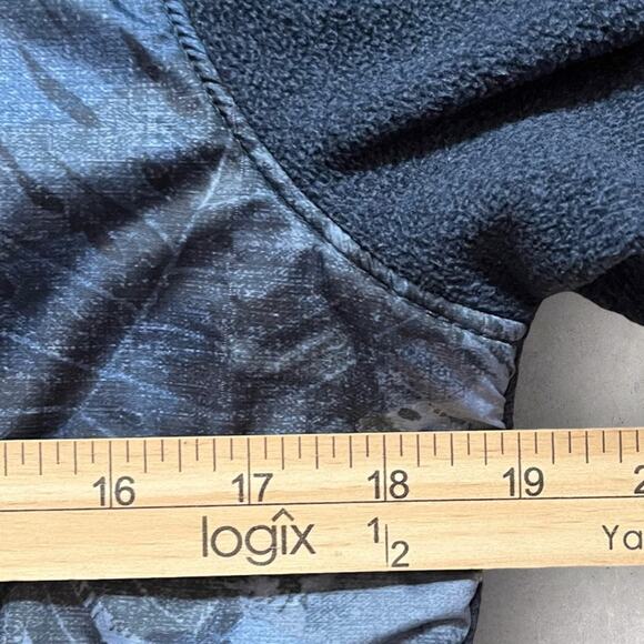 North Face 200 Tundra Denali Fleece Jacket Women’s Medium Blue Floral Camo - Picture 12 of 14